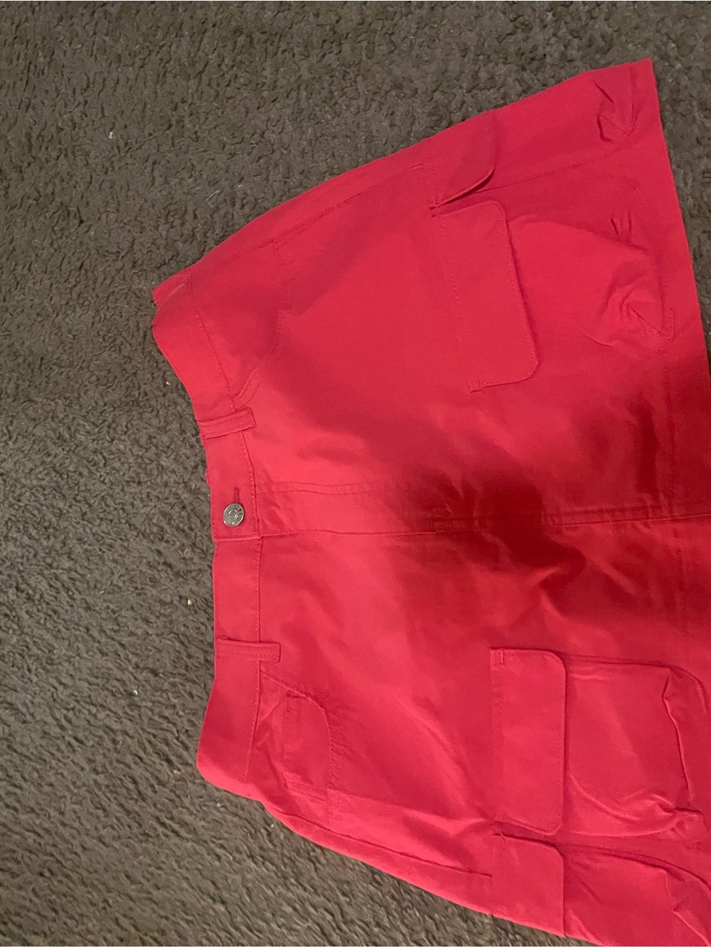 Love Tree Bright Pink Cargo Bermuda Shorts